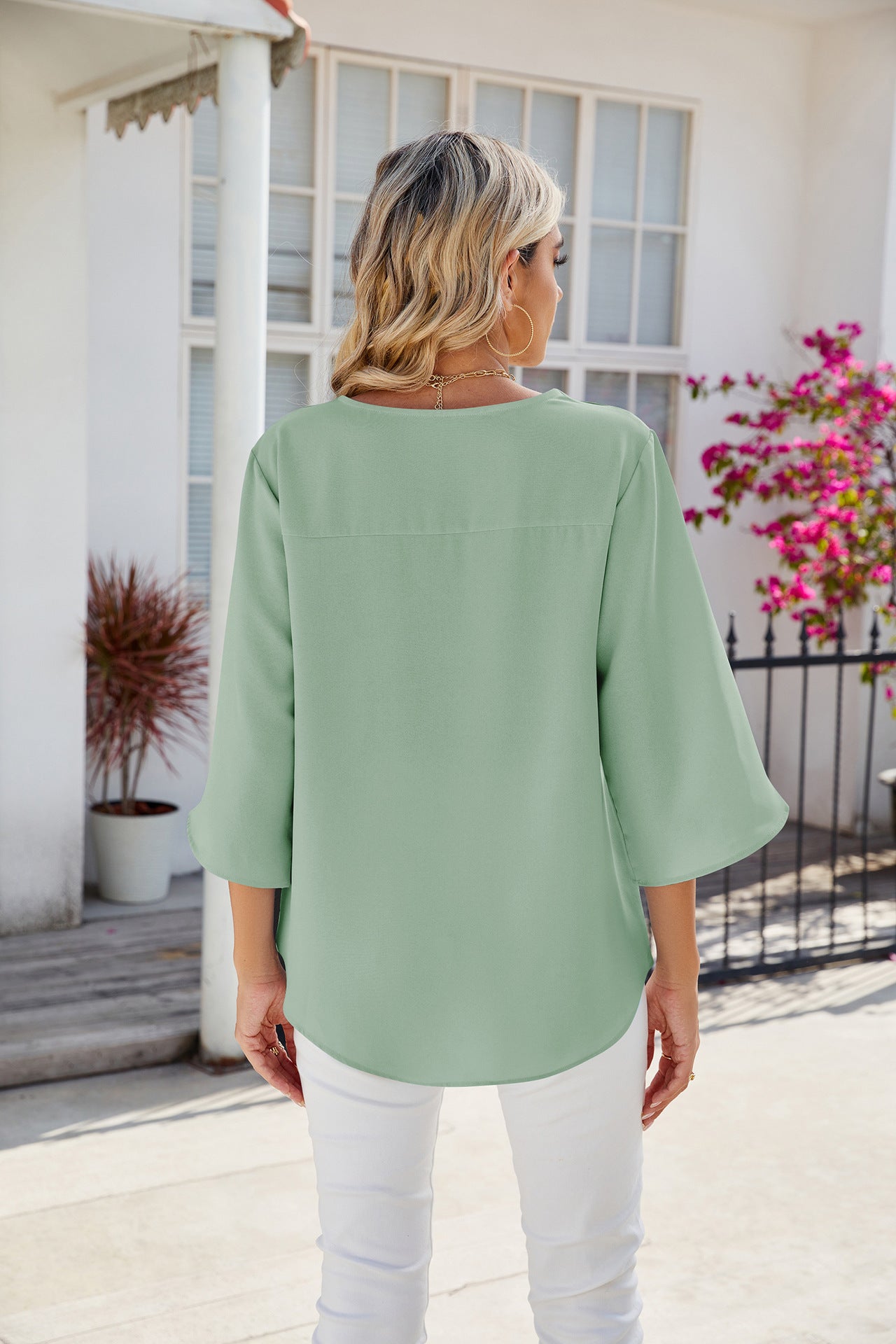 Valerie™ | V-hals Blouse