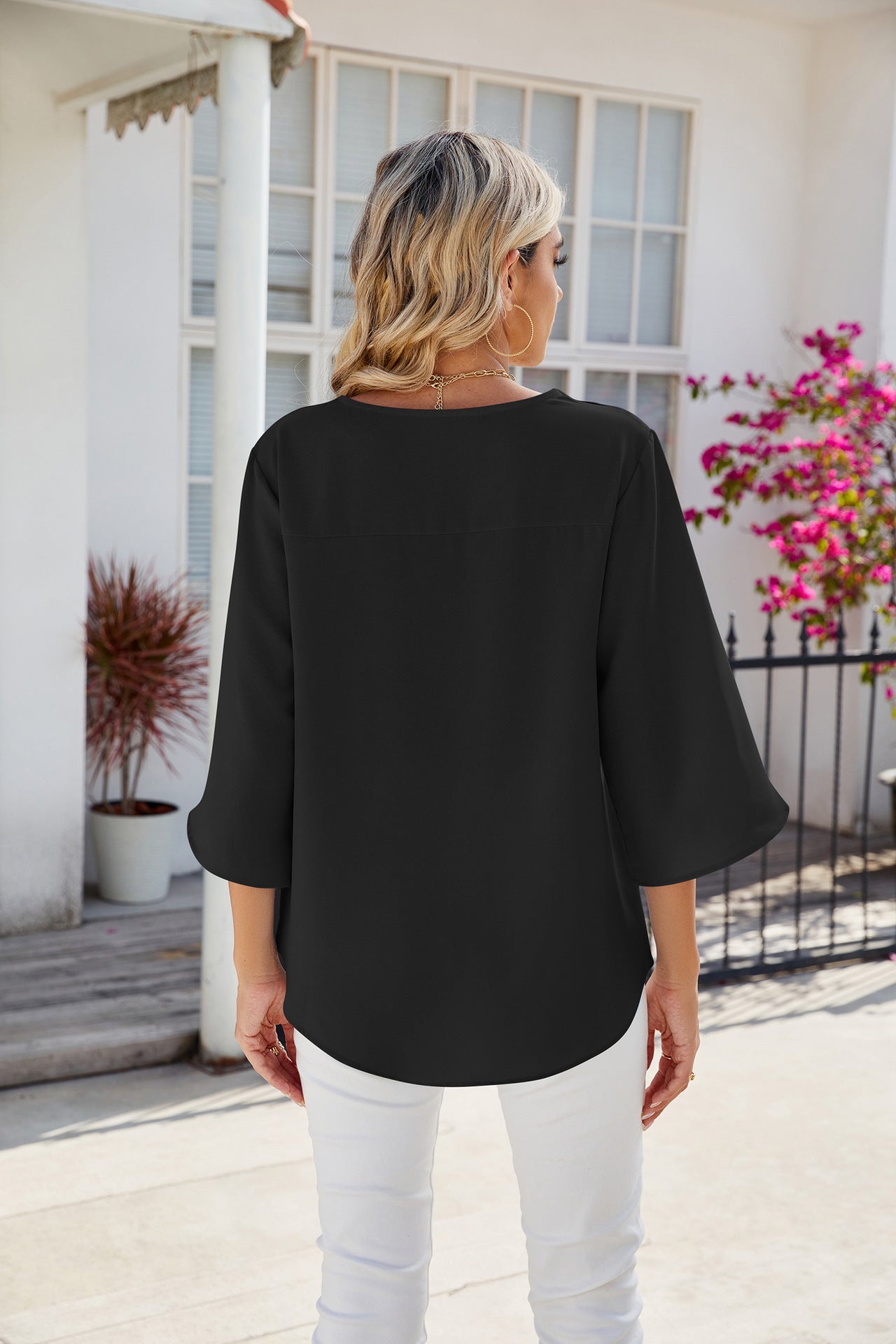 Valerie™ | V-hals Blouse